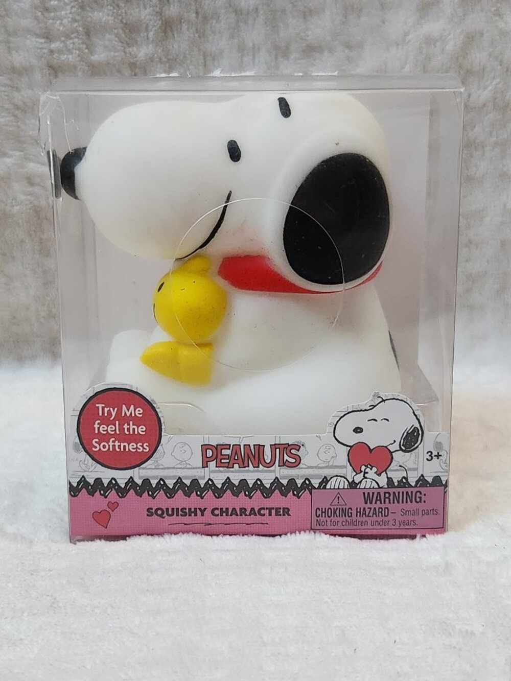 PEANUTS SNOOPY and WOODSTOCK Squishy Character - NEW NIB
